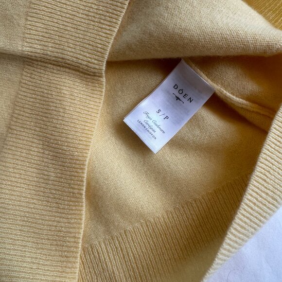 Doen the freya cashmere cardigan with pockets - Picture 4 of 4